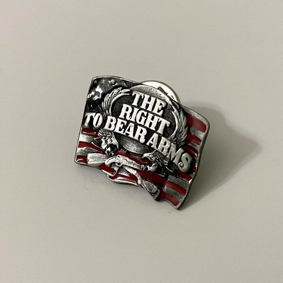 Vintage 1992 The Right To Bear Arms Pin Siskiyou - Picture 2 of 10